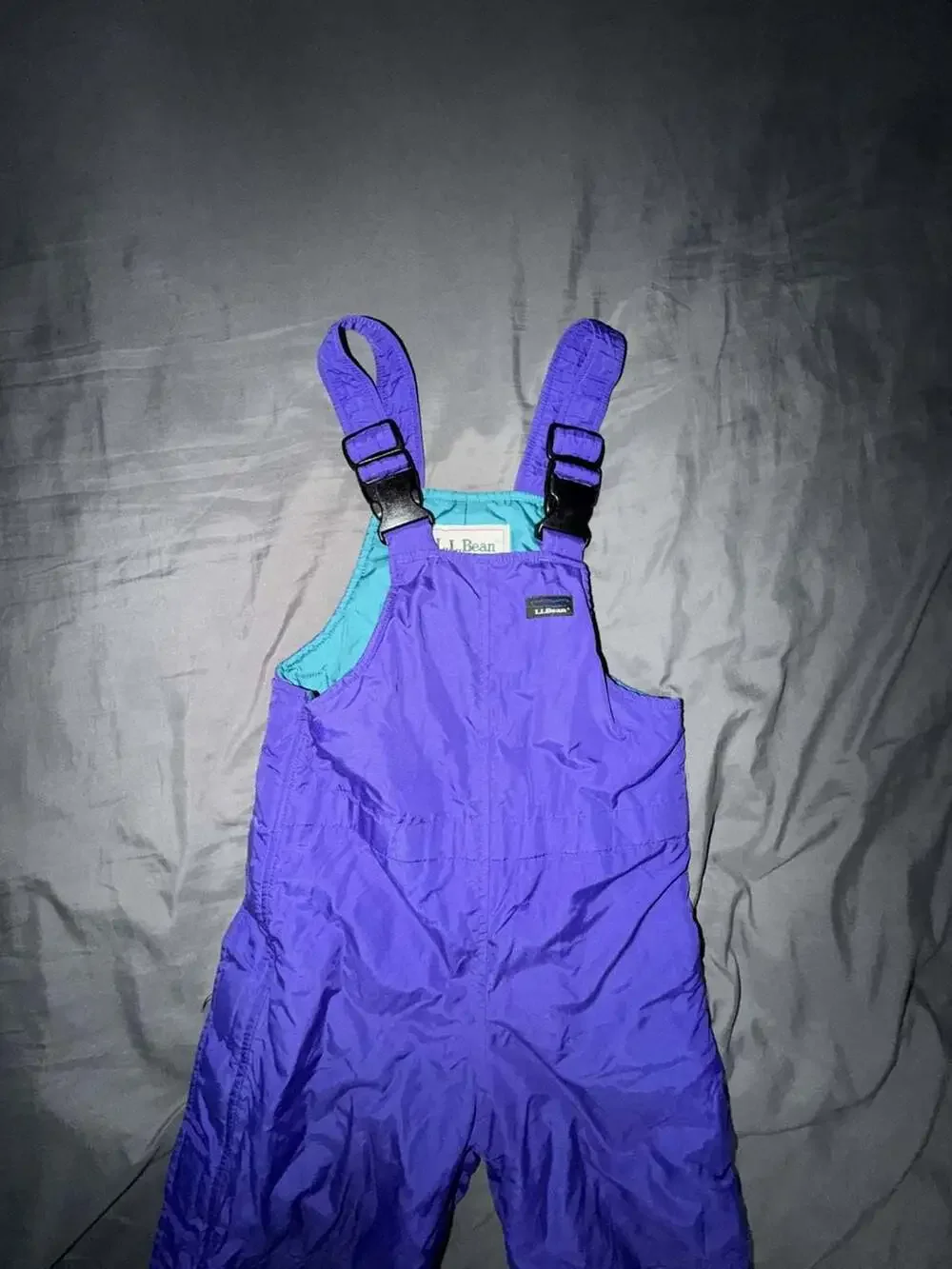 Vintage L.L. Bean Kids Thinsulate Insulated Snow Bib Overalls Size XXS